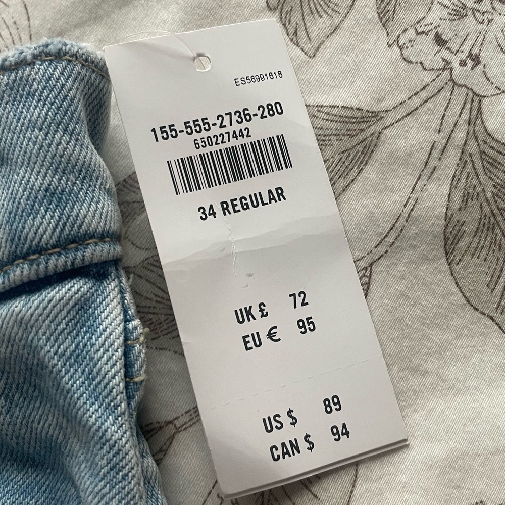 Abercrombie & Fitch Light Blue Women Jeans - Picture 6 of 10